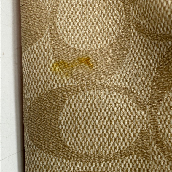 Coach Pink and Tan Crossbody Bag with Gold Chain - Picture 6 of 15